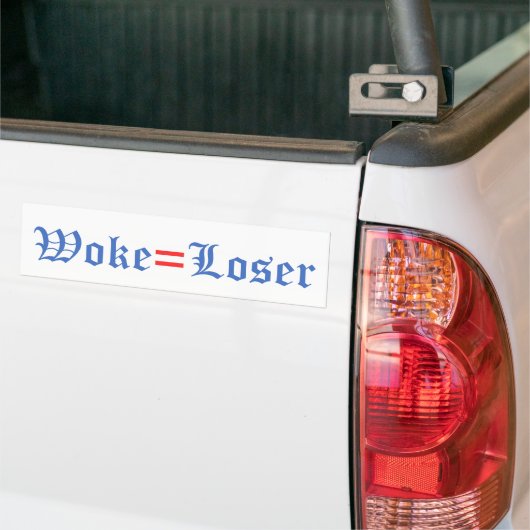 Geweckt = Loser Autoaufkleber (Auf Lkw)