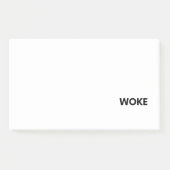 geweckt post-it klebezettel (Vorderseite)