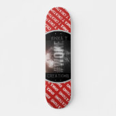 #GEWECKT Rojo Skateboard (Vorne)