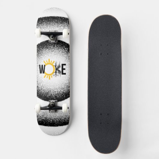 GEWECKT SKATEBOARD (Vorderseite)