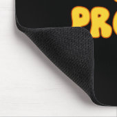 Geweckt Slogan-Aufkleber Mousepad (Ecke)