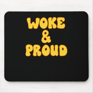 Geweckt Slogan-Aufkleber Mousepad