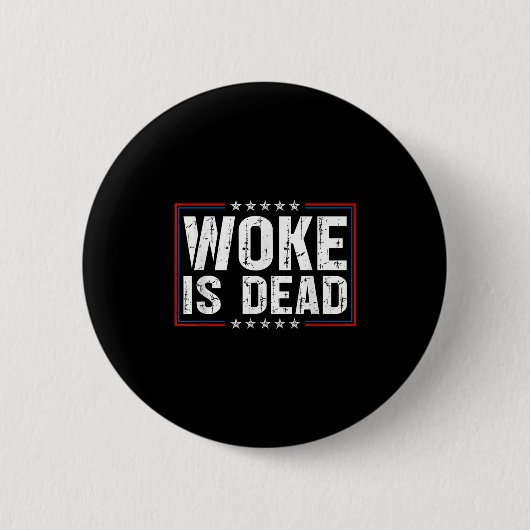 Geweckt Slogan Funny Funny Meme Zitat für Sar Button (Vorderseite)