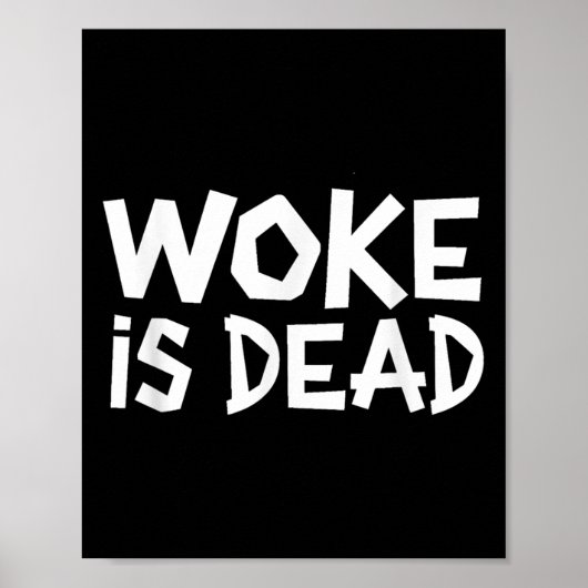 Geweckt Slogan Funny Funny Meme Zitat für Sar Poster (Vorne)