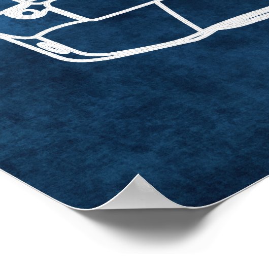 Geweckt Surfen Patent Art Printing Nr. 2 Poster (Ecke)