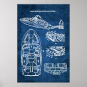 Geweckt Surfen Patent Art Printing Nr. 2 Poster (Vorne)