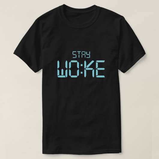 Geweckt T - Shirt bleibe (Design vorne)
