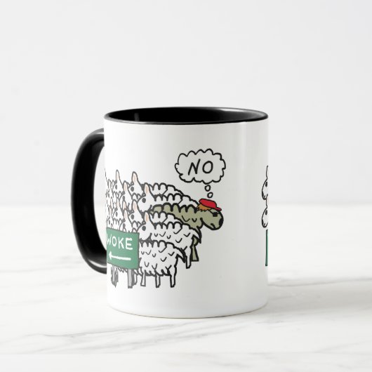 Geweckt Tasse (Vorderseite Links)
