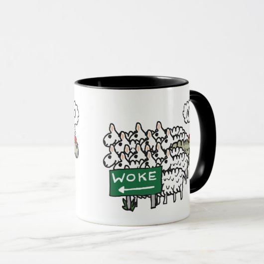 Geweckt Tasse (VorderseiteRechts)