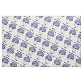 Gewecktes Gehirn innerhalb des Stoff (Fat Quarter (45,7 x 55,9 cm))