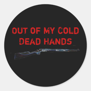 Gewehr, aus meinen kalten toten Händen, aus meine Runder Aufkleber