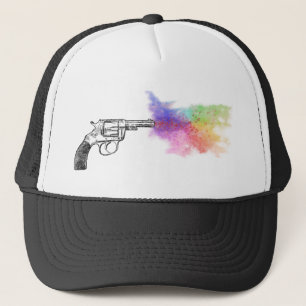 Gewehr das smokin der Liebe: Regenbogen: Truckerkappe