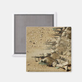 Gewehr der US-Marine M-4 und M-16A2 Magnet (Vorderseite/Rückseite)