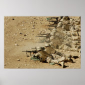 Gewehr der US-Marine M-4 und M-16A2 Poster (Vorne)