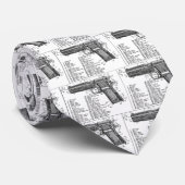 Gewehr-Diagramm Krawatte (Gerollt)