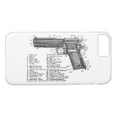 Gewehr-Diagramm V2 Case-Mate iPhone Hülle (Rückseite (Horizontal))