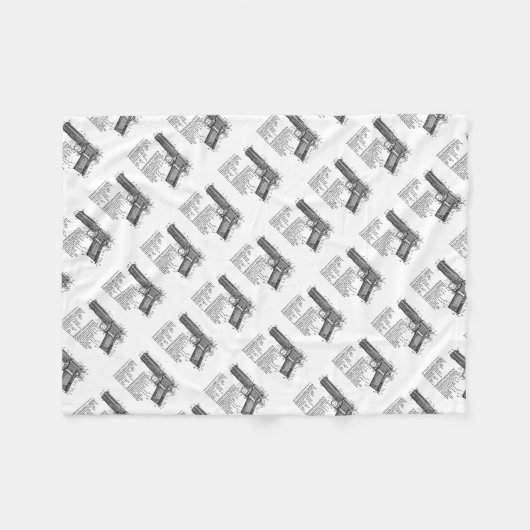 Gewehr-Diagramm V2 Fleecedecke (Vorderseite (Horizontal))