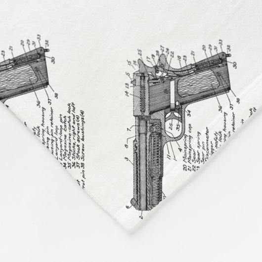 Gewehr-Diagramm V2 Fleecedecke (Ecke)