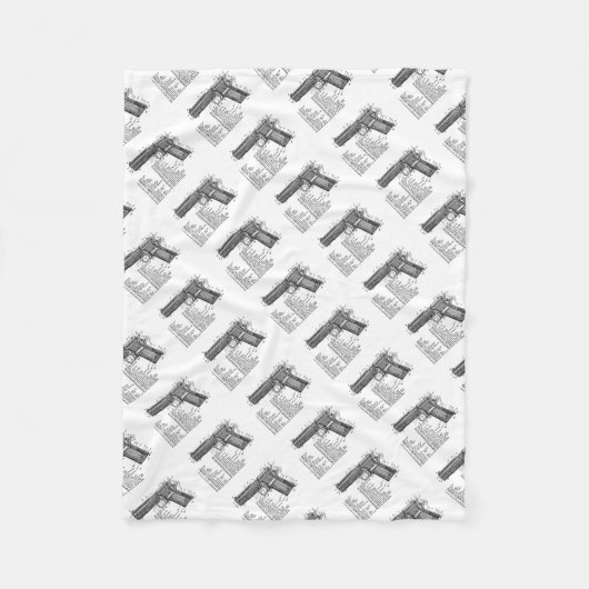 Gewehr-Diagramm V2 Fleecedecke (Vorderseite)