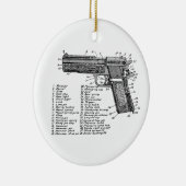 Gewehr-Diagramm V2 Keramikornament (Rechts)