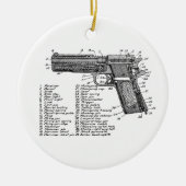 Gewehr-Diagramm V2 Keramikornament (Vorne)