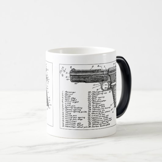 Gewehr-Diagramm Verwandlungstasse (VorderseiteRechts)