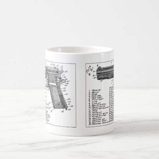 Gewehr-Diagramm Verwandlungstasse (Mittel)