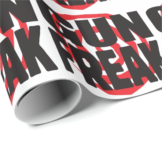 Gewehr-Freak Geschenkpapier (Rolleneckpunkt)