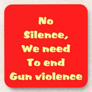 Gewehr-Gewalt Untersetzer