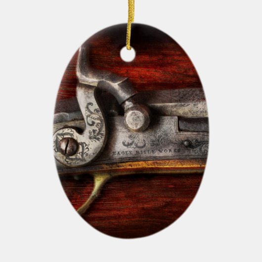 Gewehr - Gewehr-Arbeiten Keramikornament (Vorne)