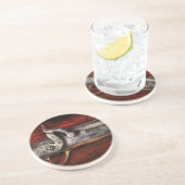 Gewehr - Gewehr-Arbeiten Sandstein Untersetzer (Seite)