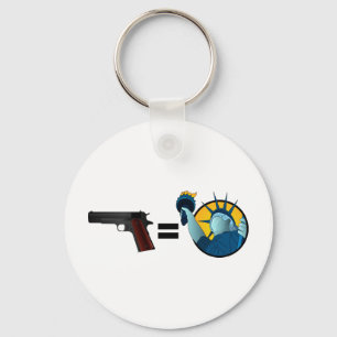 Gewehr-gleiche Freiheit Schlüsselanhänger