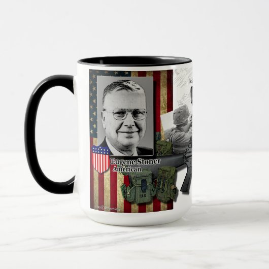 Gewehr-Kaffee-Tasse 1959 des Entkerner-M16 AR Tasse (Links)