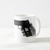 Gewehr-Kaffee-Tasse Kaffeetasse (VorderseiteRechts)