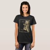 Gewehr-Kitty Katze 1 T-Shirt (Vorne ganz)