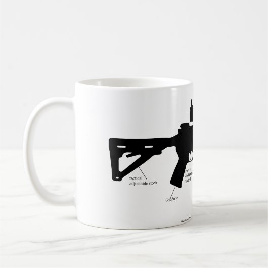 Gewehr M15ak57 Kaffeetasse (Links)