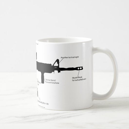 Gewehr M15ak57 Kaffeetasse (Rechts)