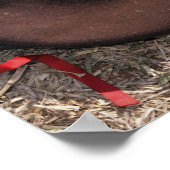 Gewehr, militärische Abdeckung und Kantine Poster (Ecke)