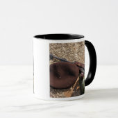 Gewehr, militärische Abdeckung und Kantine Tasse (VorderseiteRechts)