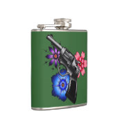 Gewehr mit Blumen Flachmann (Rechts)