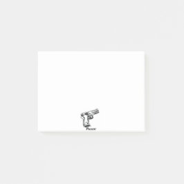 Gewehr Posten-it® Anmerkungen Post-it Klebezettel