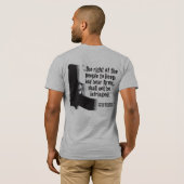 Gewehr-Rechte T-Shirt (Schwarz voll)