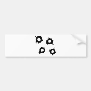 Gewehr-Schuss Autoaufkleber