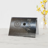 Gewehr-Spitzenempfänger-Gruß-Karten Arisaka Karte (Gelbe Blume)