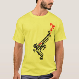 Gewehr-Tätowierungs-T - Shirt