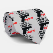 Gewehr-Temperament-Wutanfall Krawatte (Gerollt)