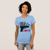 Gewehr-Temperament-Wutanfall T-Shirt (Vorne ganz)