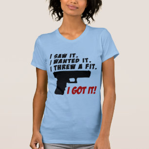 Gewehr-Temperament-Wutanfall T-Shirt