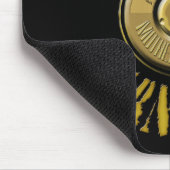 Gewehr-Toting Tier-Muschel-Gehäuse Mousepad (Ecke)