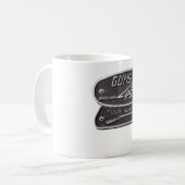 Gewehr-und Vagabund-Rot Rover Kaffeetasse (Vorderseite Links)